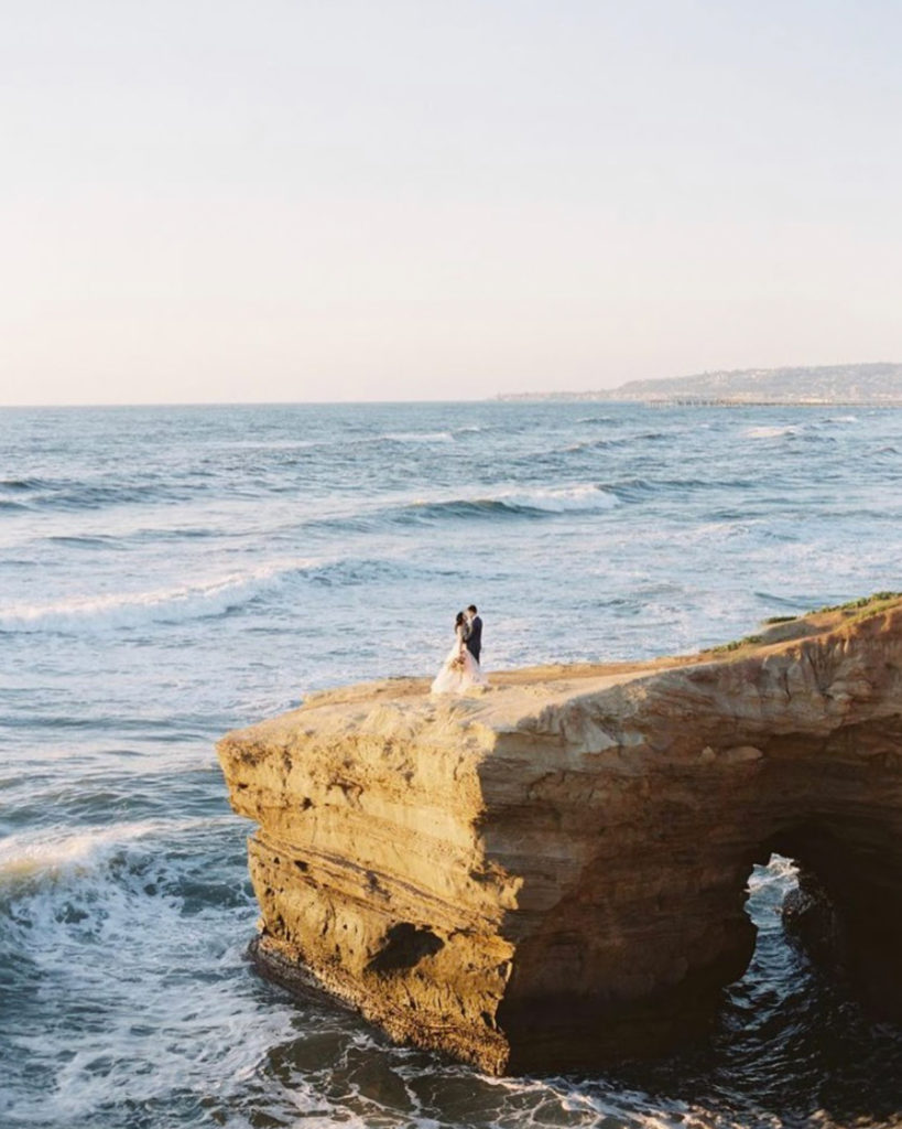 sunset cliffs elopement. beach elopement. elopement planning. how to plan an elopement.