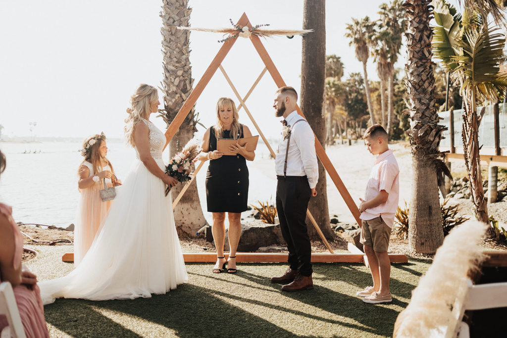 Paradise Point, Micro Wedding, San Diego Wedding, Beach wedding, Ivy Weddings and events